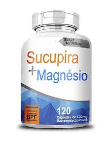 Sucupira + Magnésio 500mg 120caps - 4 Elementos