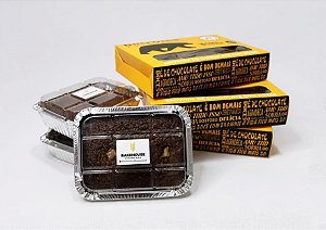 Brownie de Chocolate c/ Nozes 100gr - Bake House - sem lactose