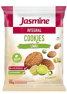 Cookie Integral sabor Limão 150g - Jasmine