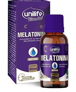 Melatonina em Gotas 30ml - Unilife