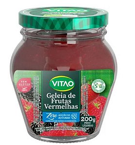 Geléia Diet Frutas Vermelhas 200g - Vitao