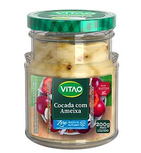 Cocada c/ Ameixa Zero Açúcar 200g - Vitao