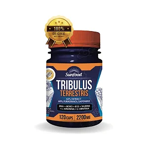 Tribulus Terrestris + ZMA + Boro 2200mg 120 cápsulas - Sunfood