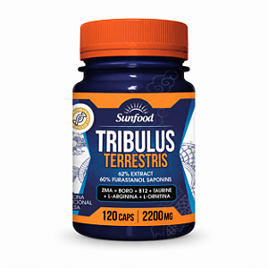 Tribulus Terrestris + ZMA + Boro 2200mg 120 cápsulas - Sunfood