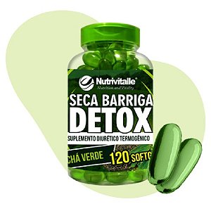 Seca Barriga Detox 120caps - Nutrivitalle