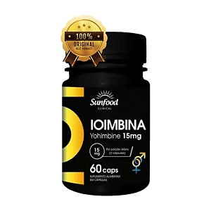 Ioimbina 15mg 60 cápsulas - Sunfood