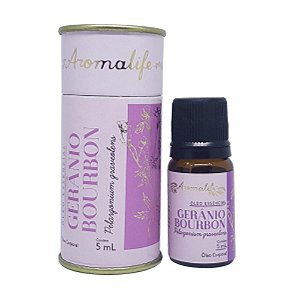 Óleo Essencial Puro Gerânio Bourbon 5ml - Aromalife
