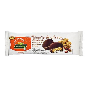 Biscoito de Arroz c/ Pasta de Amendoim Integral 40g - Natural Life