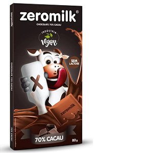 Chocolate 70% 80g - ZeroMilk