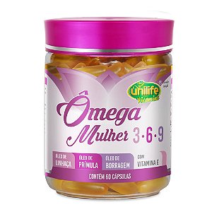 Ômega 3 Mulher 60 cápsulas - Unilife