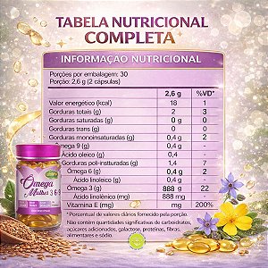 Ômega 3 Mulher 60caps - Unilife
