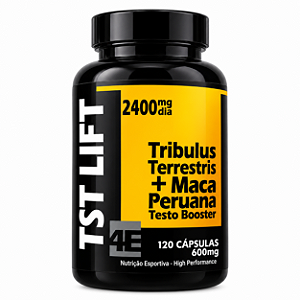 TST Lift Tribulus + Maca Peruana 600mg 120 cápsulas - 4 Elementos