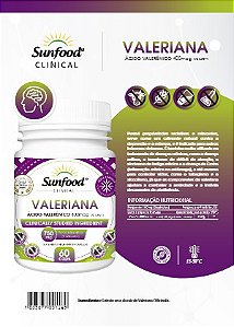 Valeriana 750mg 60caps - Sunfood