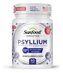 Psyllium Premium Powder 1200mg 60 caps - Sunfood