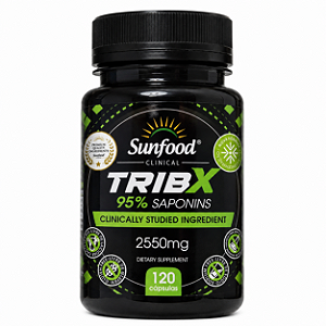 TribX Tribulus 95% Saponinas 2550mg 120 cápsulas - Sunfood