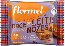 Doce de Leite com Nozes Zero Açúcar 20g - Flormel