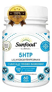 5 HTP 520mg 60caps - Sunfood