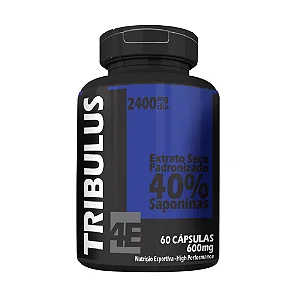 Tribulus Saponinas 40% 600mg 60 cápsulas - 4 Elementos