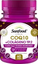 COQ 10 COLÁGENO TIPO II 750MG 60 CAPS SUNFOOD