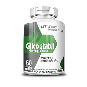 Glico Stabil + Moringa Oleifera 500mg 60 Caps 4 Elementos
