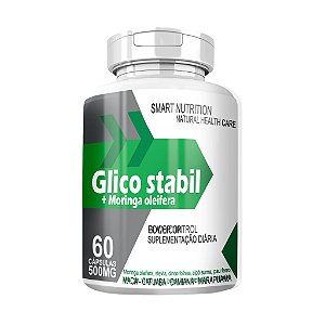 Glico Stabil + Moringa Oleifera 500mg 60 Caps 4 Elementos