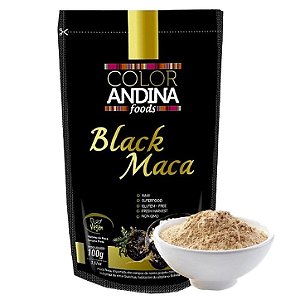 Maca Peruana Preta em Pó Vegana 100g - Color Andina