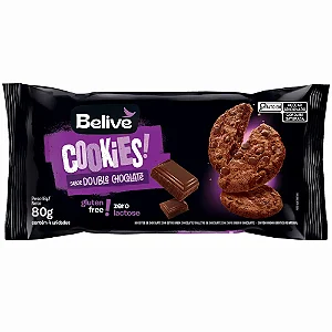 COOKIE DOUBLE CHOCOLATE ZERO AÇUCAR 67G - BELIVE