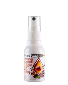 Spray de Mel e Própolis Sabor Romã e Gengibre 30ml - Minamel