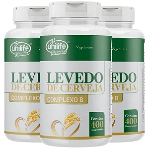 LEVEDO DE CERVEJA 450MG 400 CAPS - UNILIFE