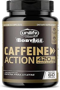 Cafeína 400mg - 60 Caps - Unilife