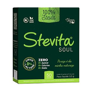 Adoçante Stevita Soul Vegan 50 Env. 70mg