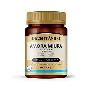 Amora Miura + Vit. C + Vit. B6 + Magnésio 1000mg 60 Caps - Dr. Botânico