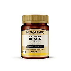 Maca Peruana Black + ZMA 220mg 120 cápsulas - Dr. Botânico