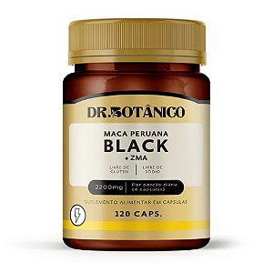 Maca Peruana Black + ZMA 2200mg 120 cápsulas - Dr. Botânico