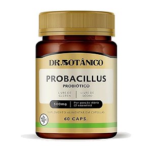 Probacillus Probiótico + Prebiótico 500mg 60 cápsulas - Dr. Botânico