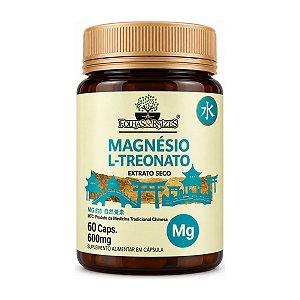 Magnésio L-Treonato 600mg 60 cápsulas - Folhas e Raízes