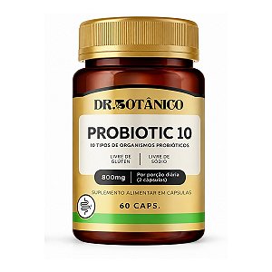 Probiotic 10 800mg 60 cápsulas - Dr. Botânico