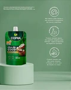 Óleo de Coco Extra Virgem Pouch 100ml - Copra