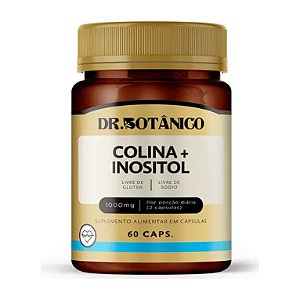 Colina e Inositol 1000mg 60caps - Dr. Botânico