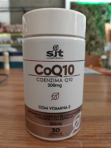 COQ10 - Coenzima Q10 com vitamina E - 200mg - SJT