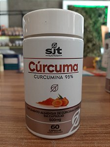 Cúrcuma - Curcumina 95% - 60 caps 500mg - SJT