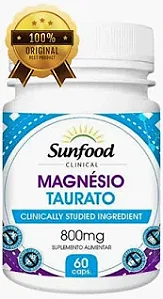 MAGNESIO TAURATO 800MG 60 CAPS SUNFOOD