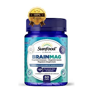 BrainMag 1400mg 60 cápsulas - Sunfood