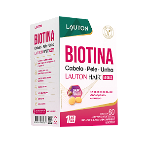 Biotina Plus Cabelo, Pele e Unha (Clinical Series) - Lauton