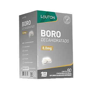 Boro Decahidratado 8mg 60 comprimidos Clinical Series - Lauton