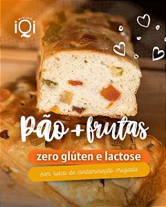 PAO DE FRUTAS - S/GLUTEN - 260g - IQI