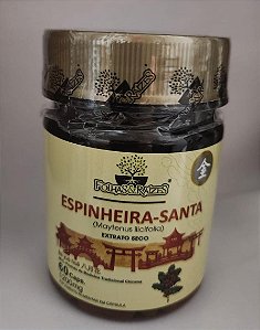ESPINHEIRA SANTA EXTRATO SECO 1200MG 60CPS FOLHAS E RAIZES