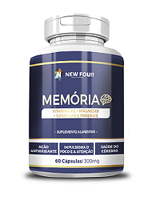 MEMORIA ( MAGNESIO ,VIT B3,VIT B6, VIT B9,VIT K2,FERRO, SELENIO) 60 CAPS NEW FOUR