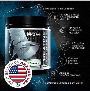 Creatina Creapure Muscle Feast 300g