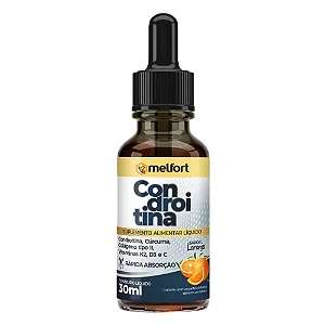 Condroitina, Cúrcuma e Colágeno Tipo II 30ml Melfort